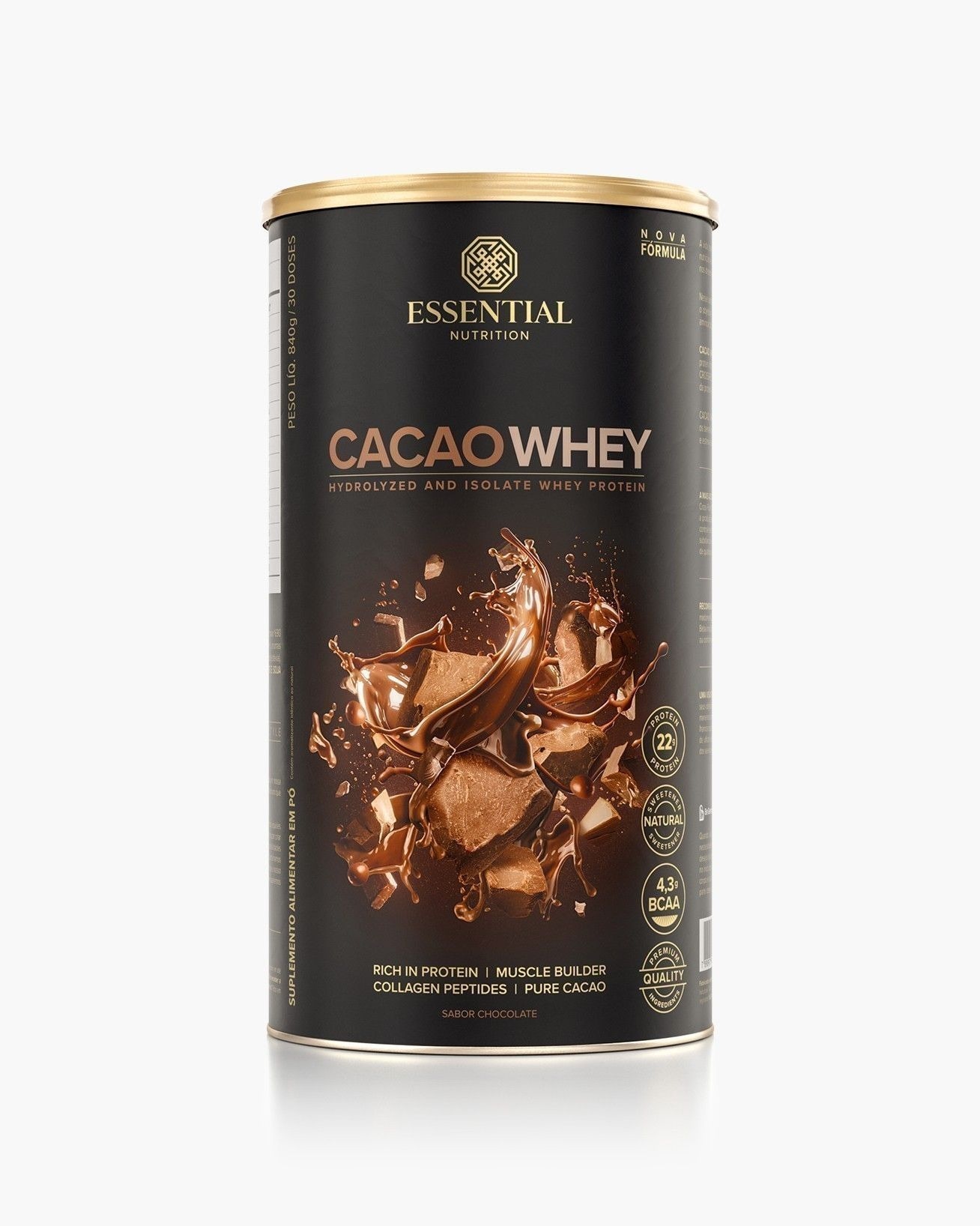 Cacao Whey Lata 30 doses