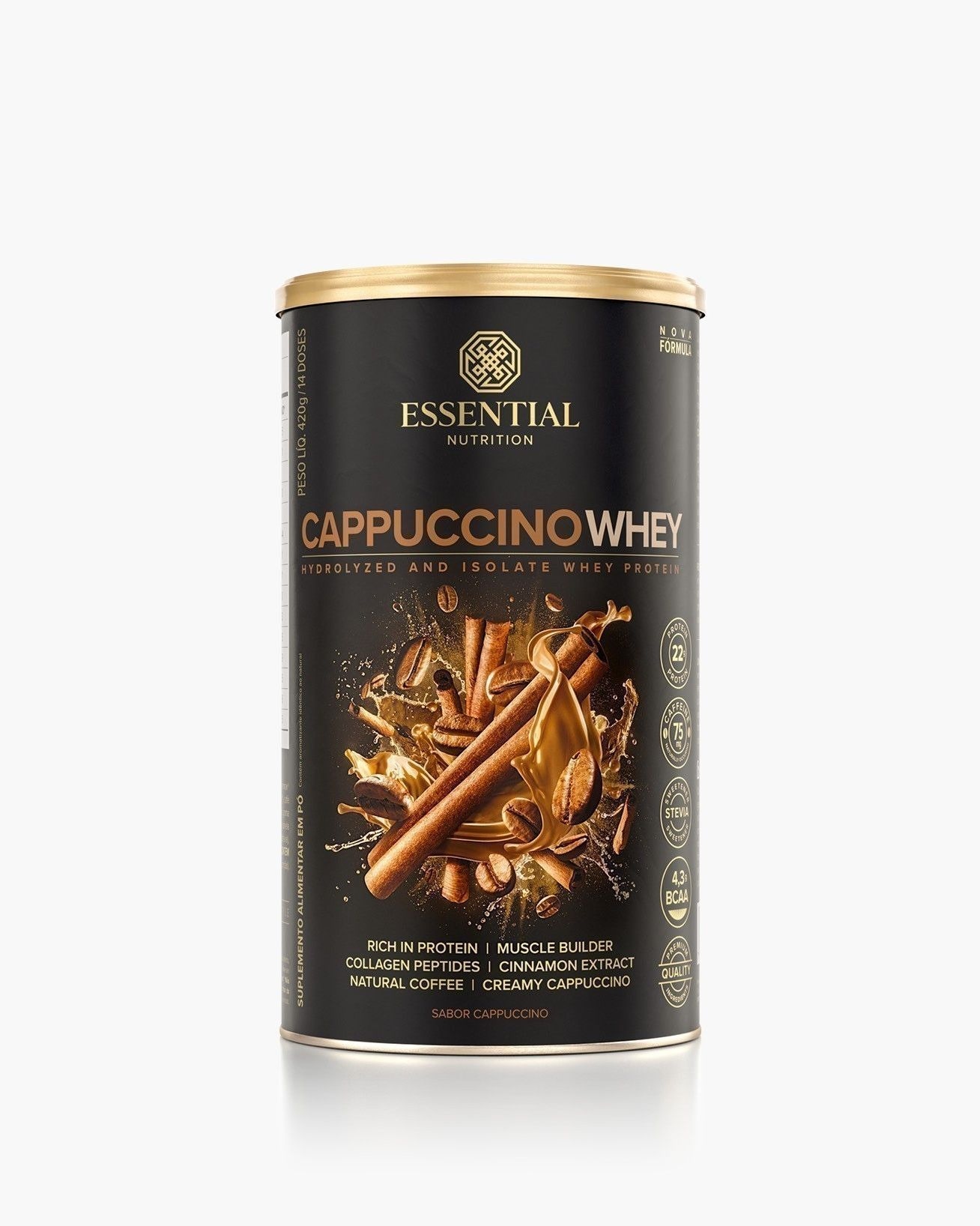 Cappuccino Whey Lata 14 doses